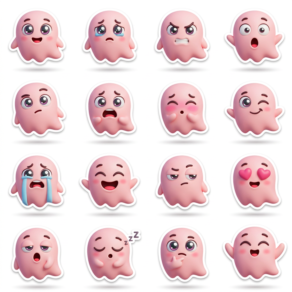 3D емодзі стікерпак — приклад 3