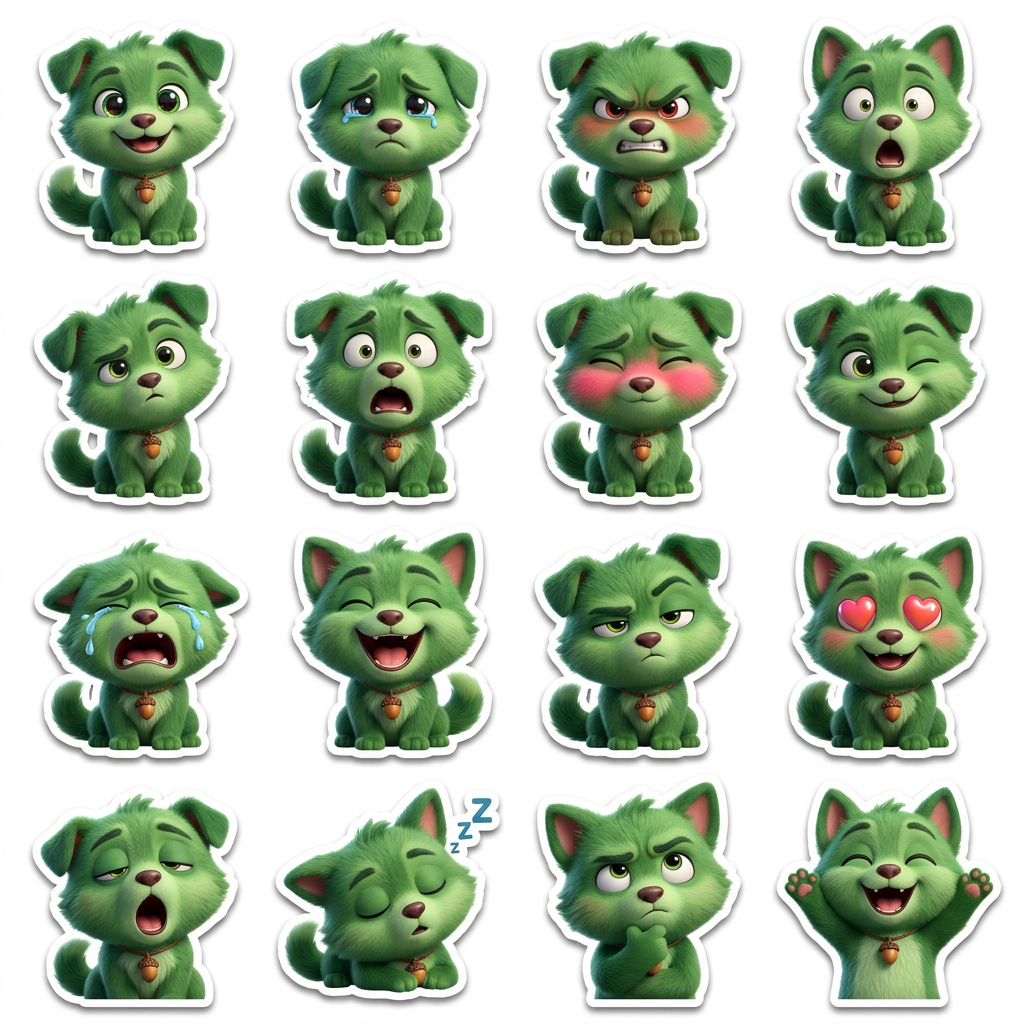 3D емодзі стікерпак — приклад 4