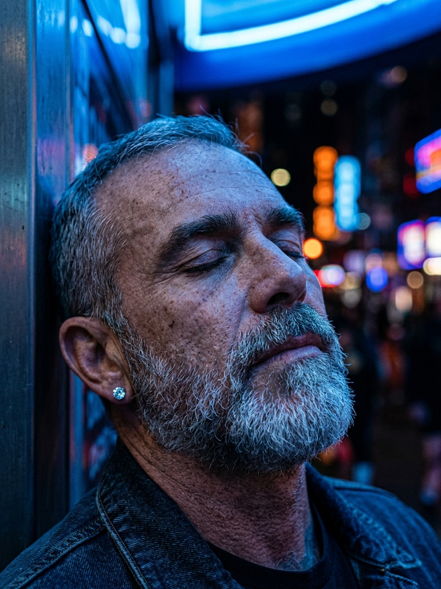 Кінематографічний портрет з кольоровим світлом — приклад 2