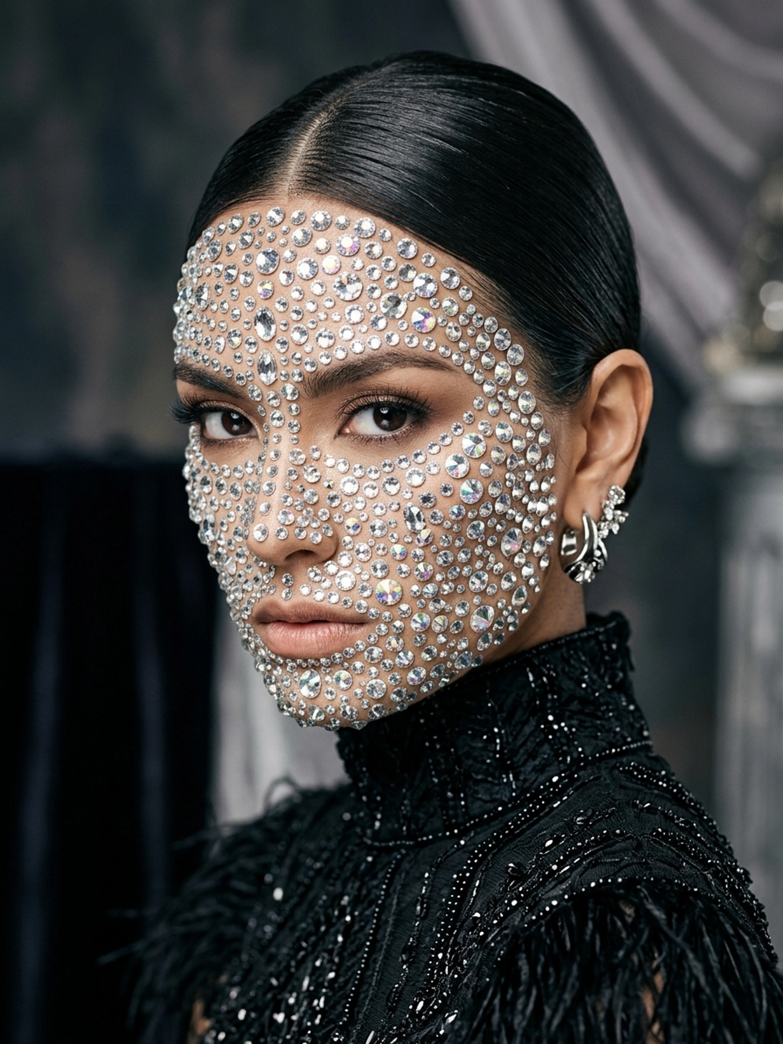 Кристальна маска: fashion-портрет — приклад 1