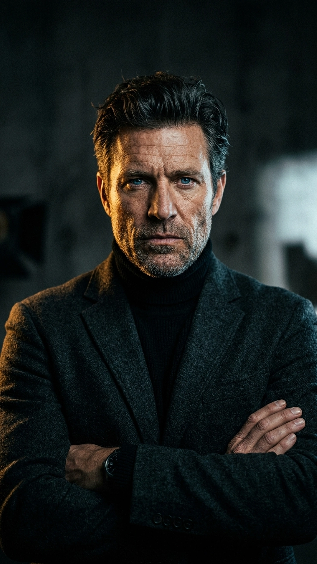 Двоколірний едіторіал-портрет — приклад 2