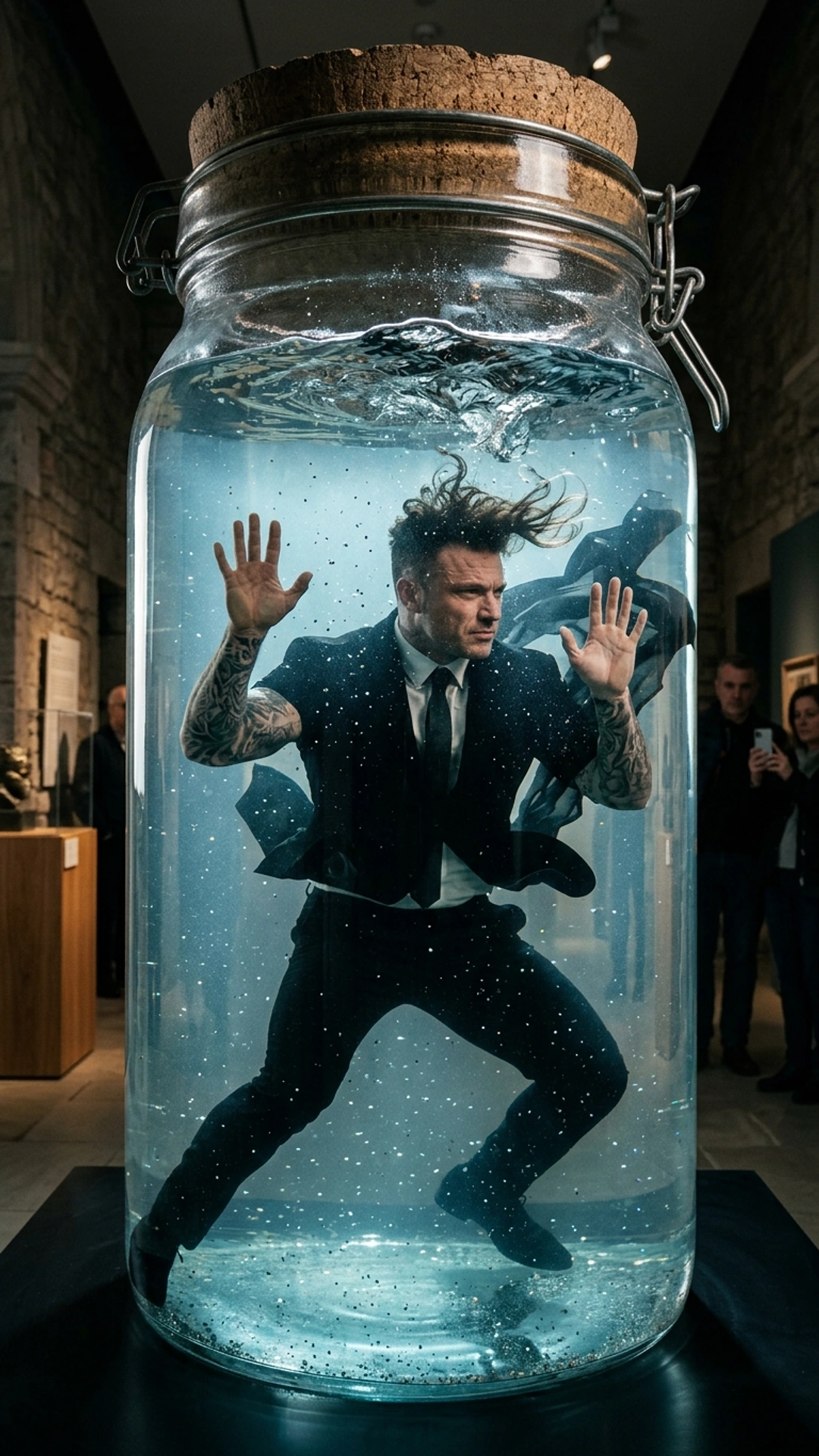 Людина у водяному мішку — приклад 2