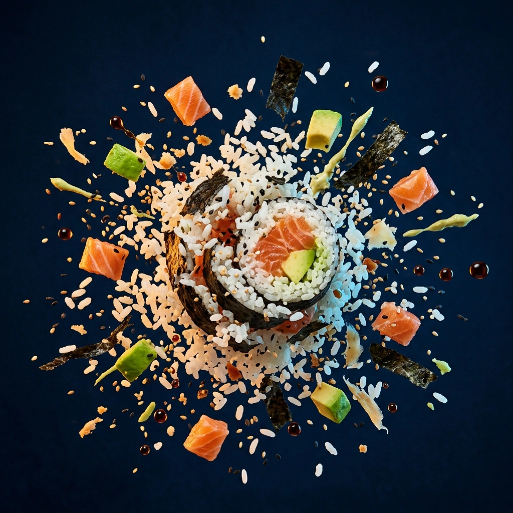 Левітація їжі з вибухом — приклад 4