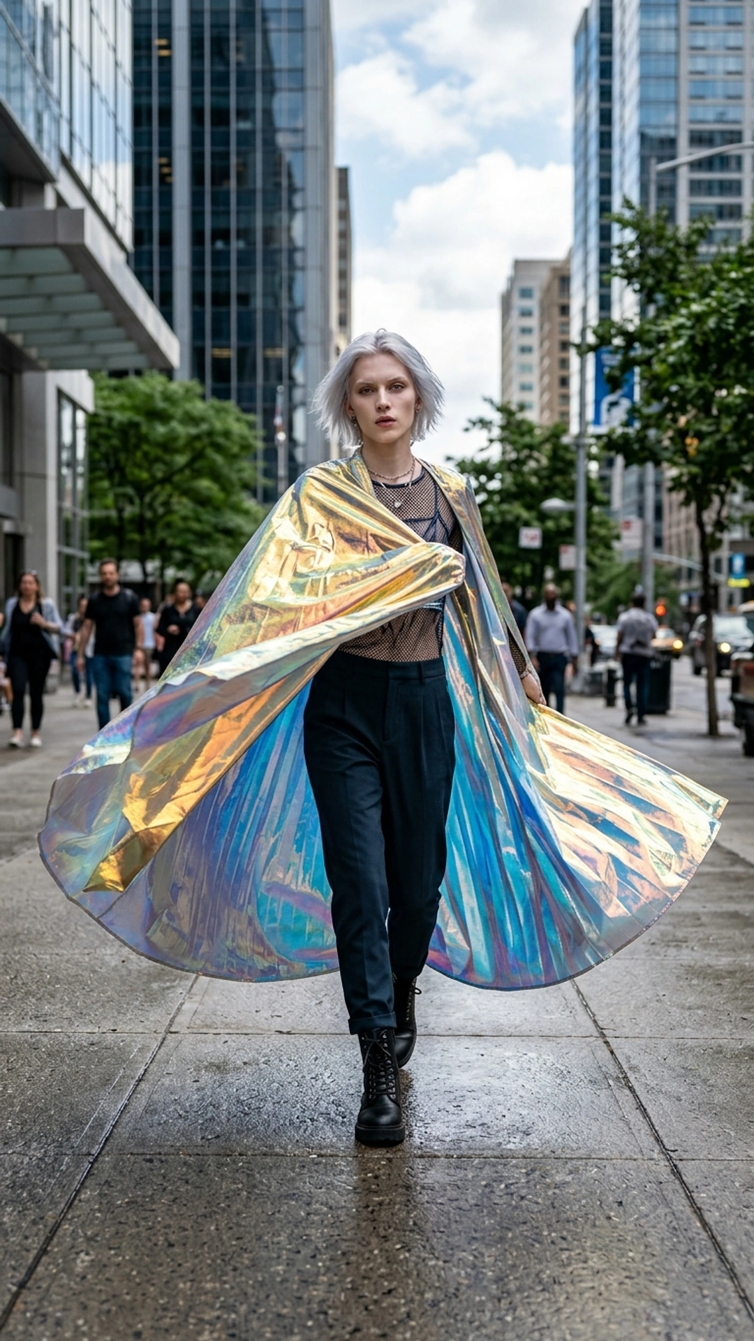 Голографічний fashion-портрет — приклад 3