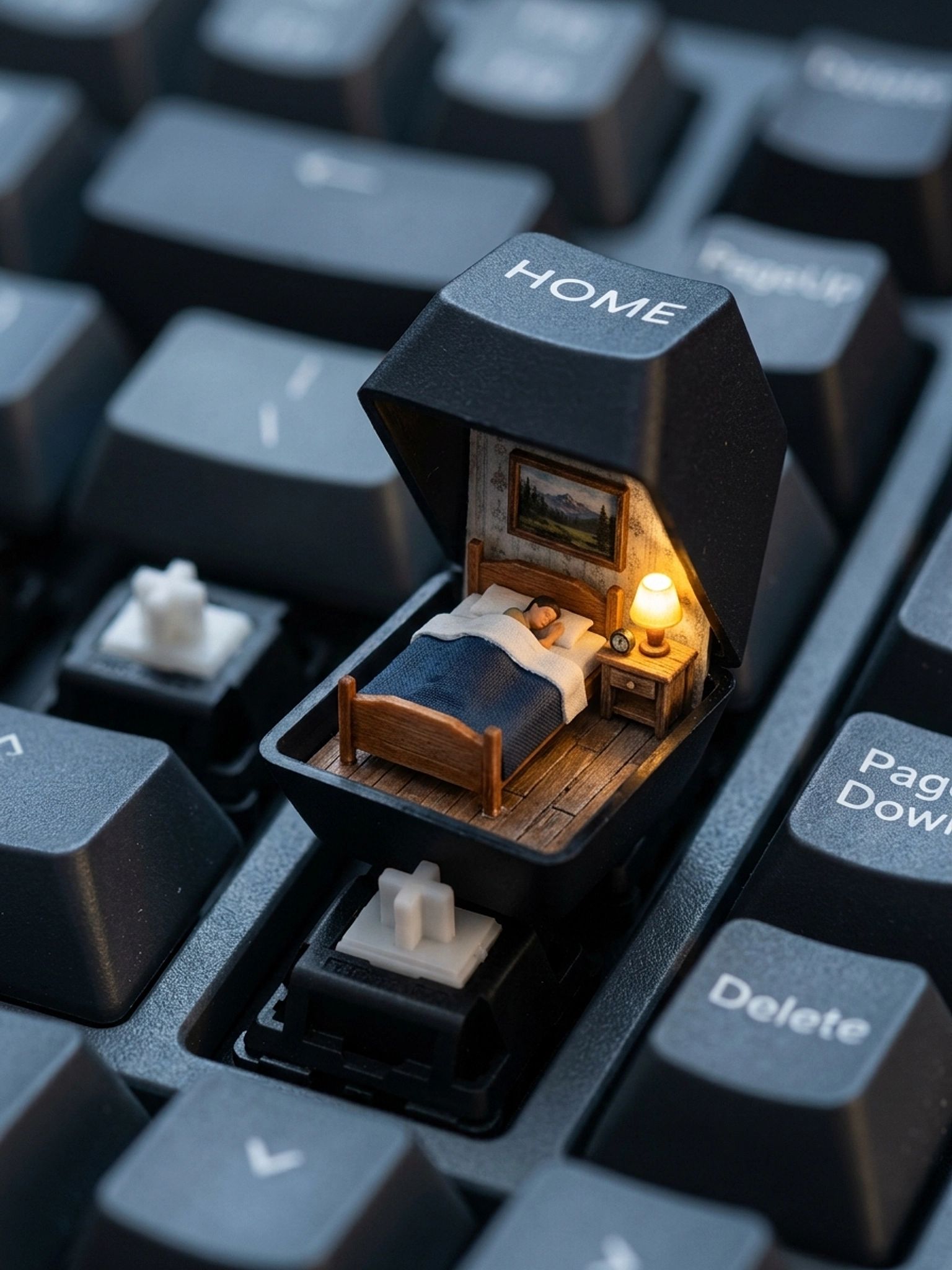 Діорама у клавіші клавіатури — приклад 1