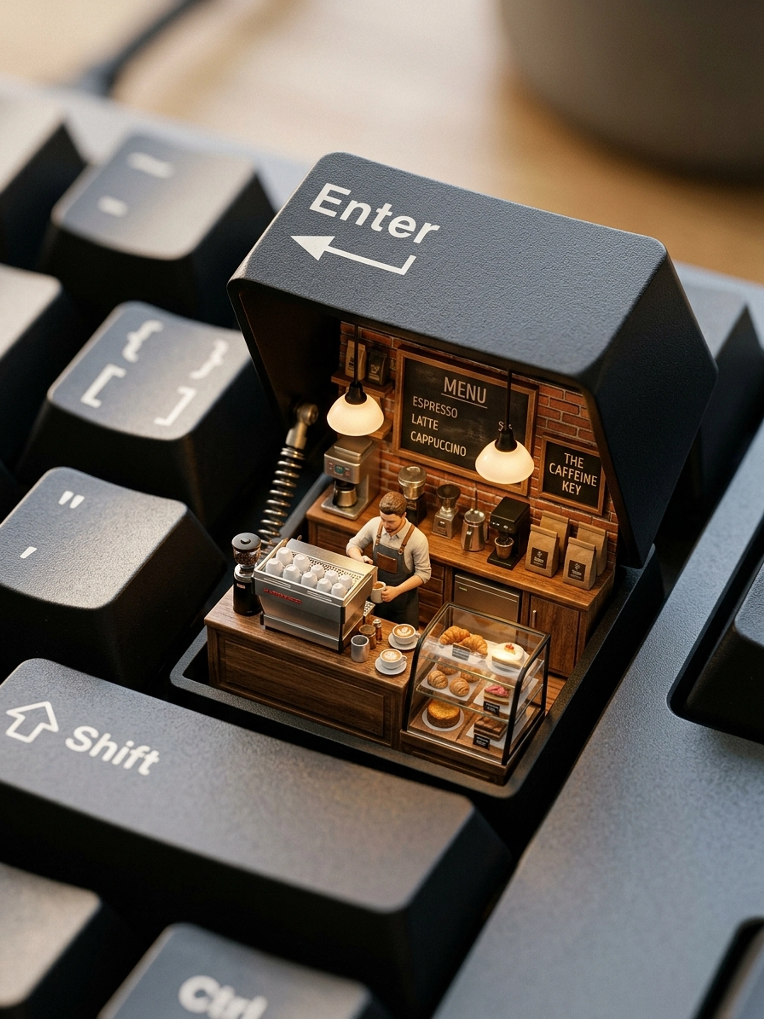 Діорама у клавіші клавіатури — приклад 3