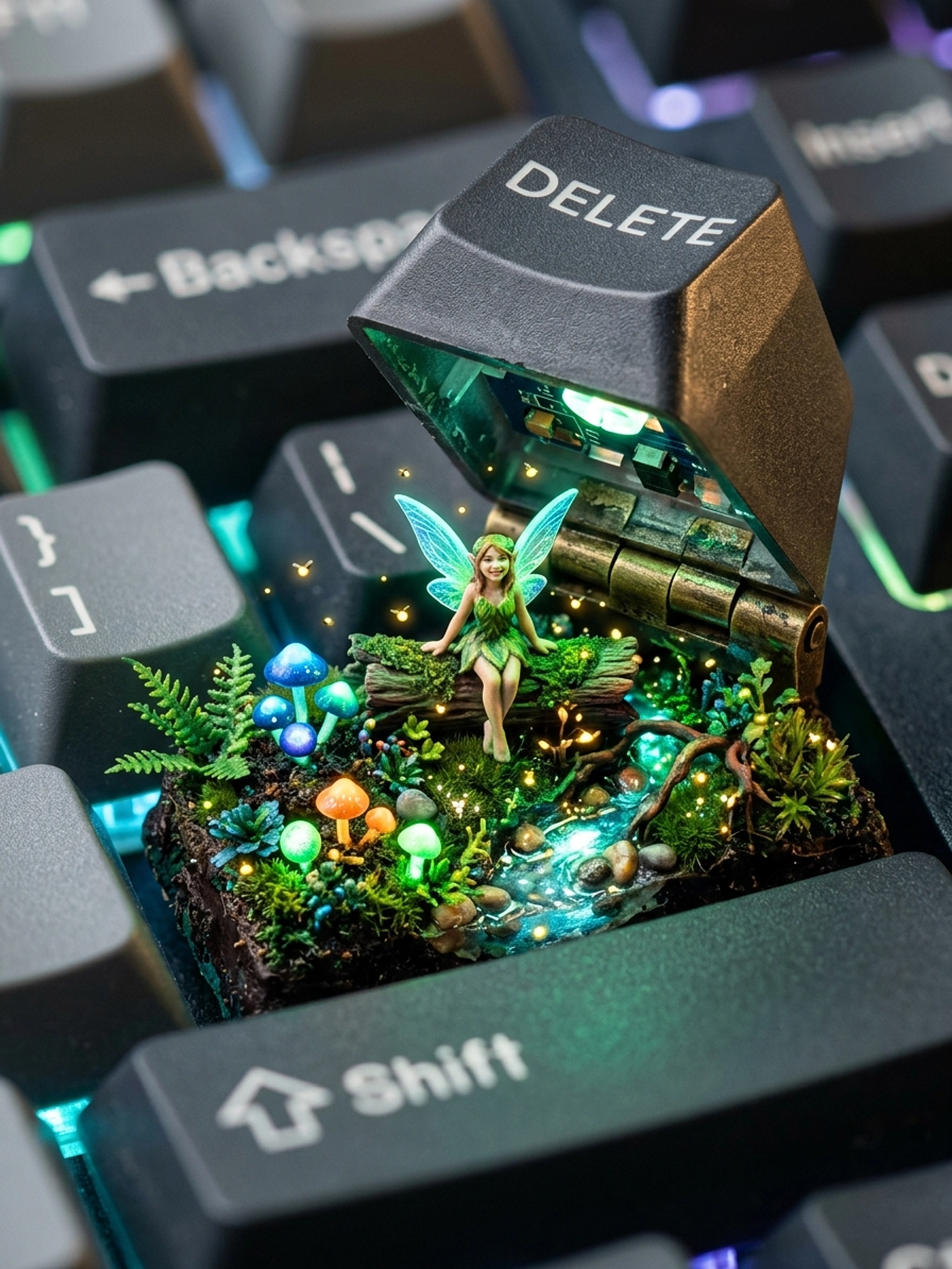 Діорама у клавіші клавіатури — приклад 4