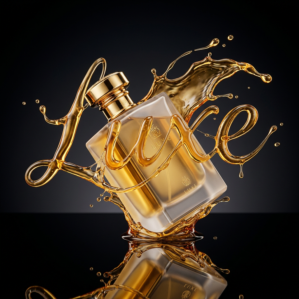 Рідинна типографіка для реклами — приклад 1