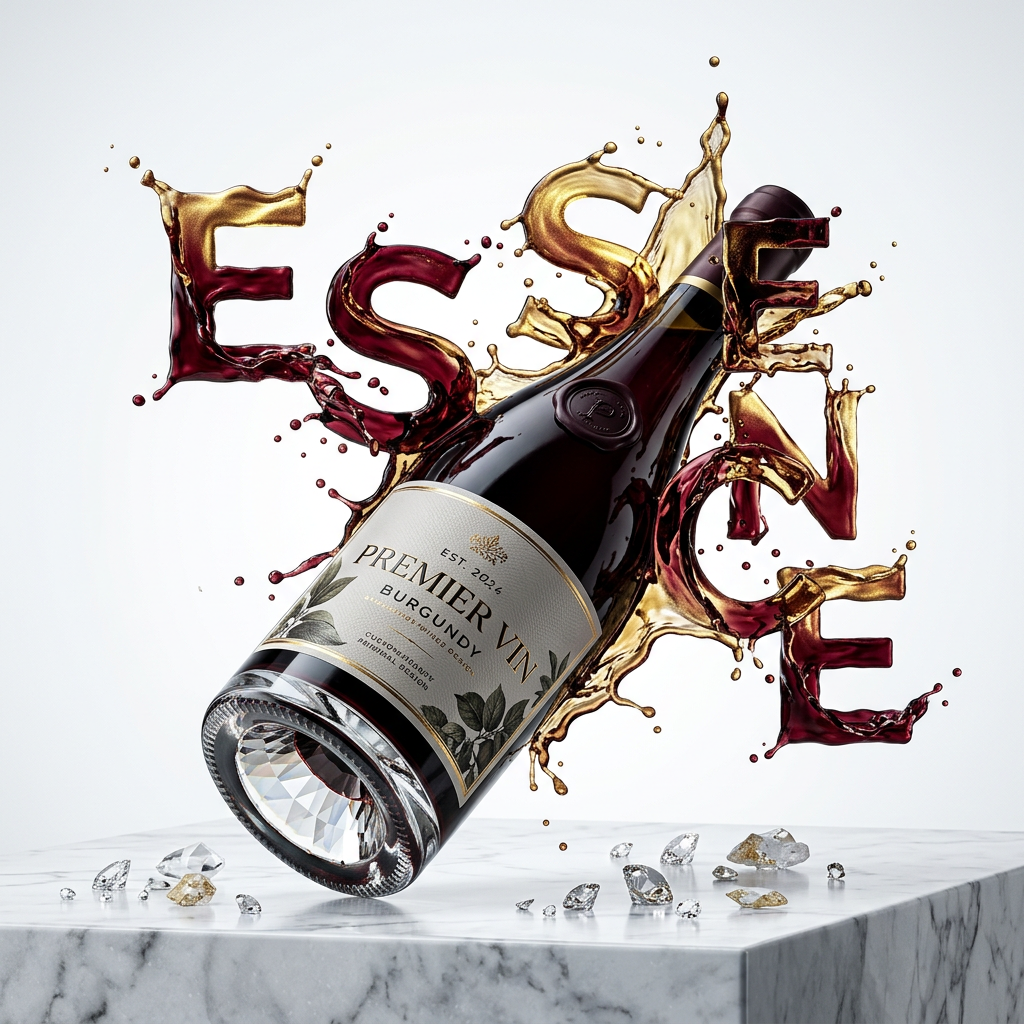 Рідинна типографіка для реклами — приклад 2