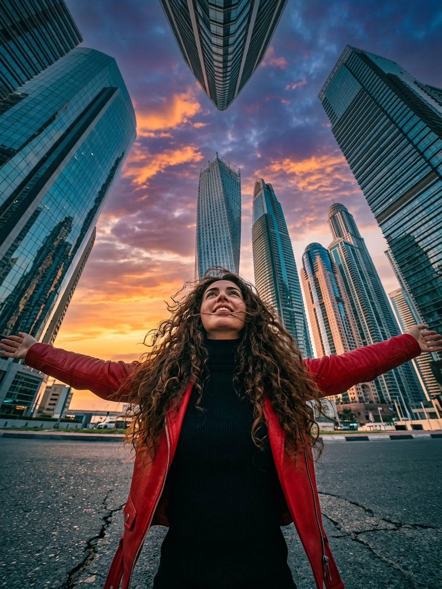 Погляд знизу: міський велетень — приклад 2