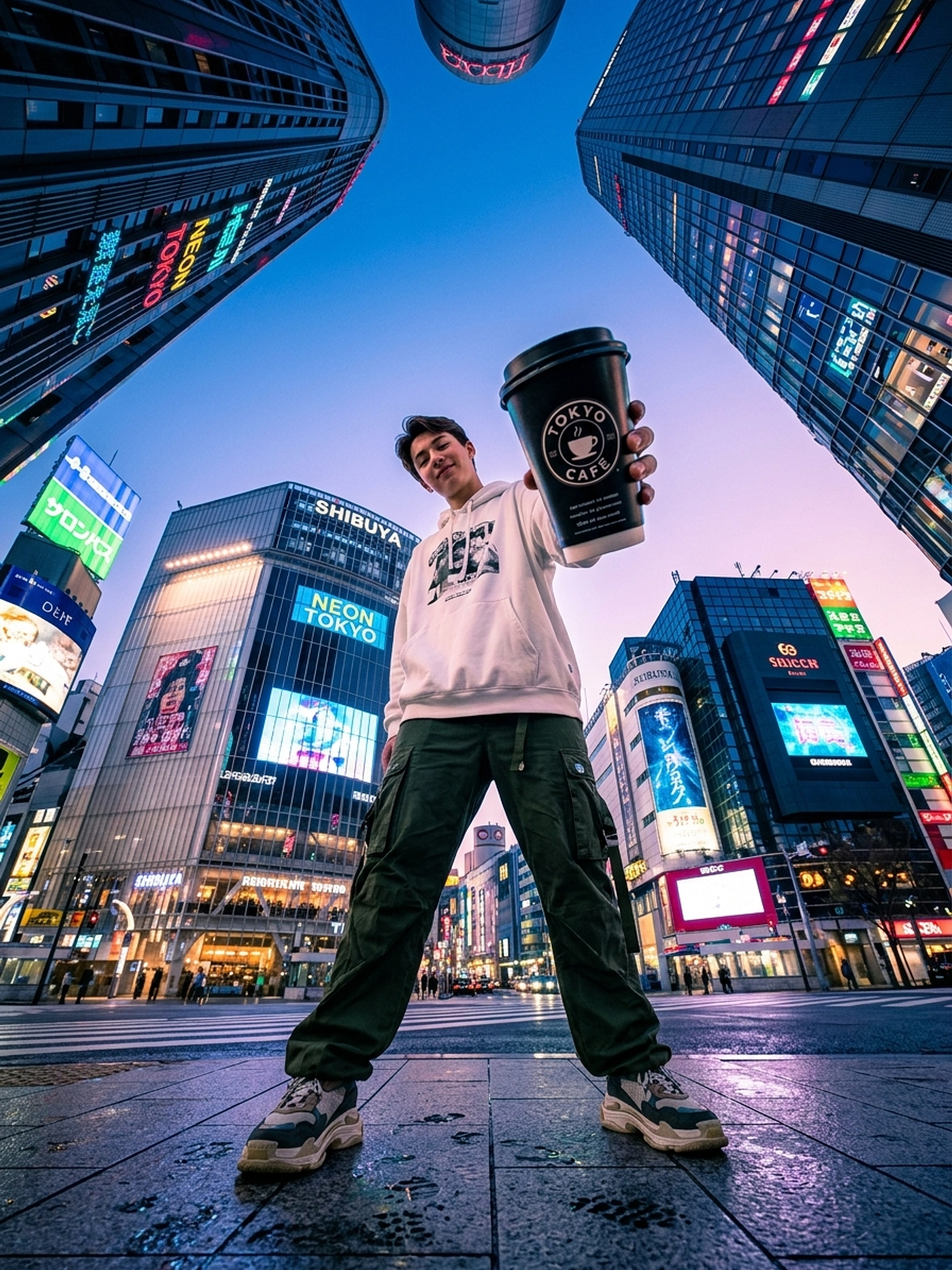 Погляд знизу: міський велетень — приклад 3