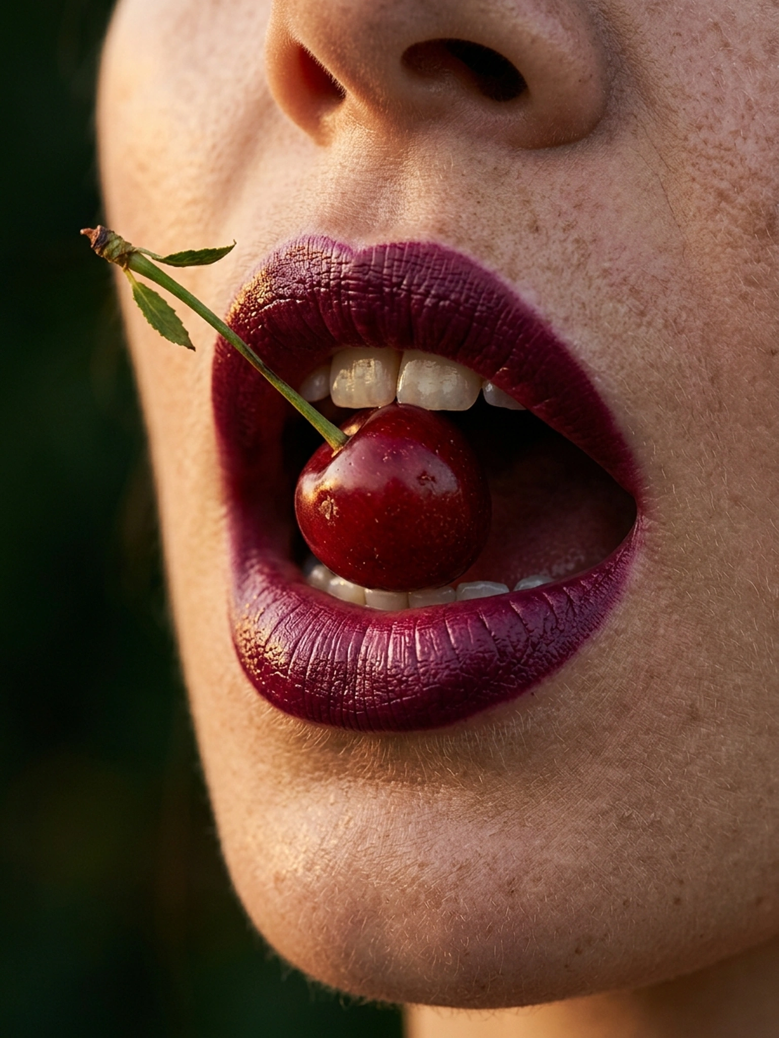 Макро бʼюті: губи з декором — приклад 3