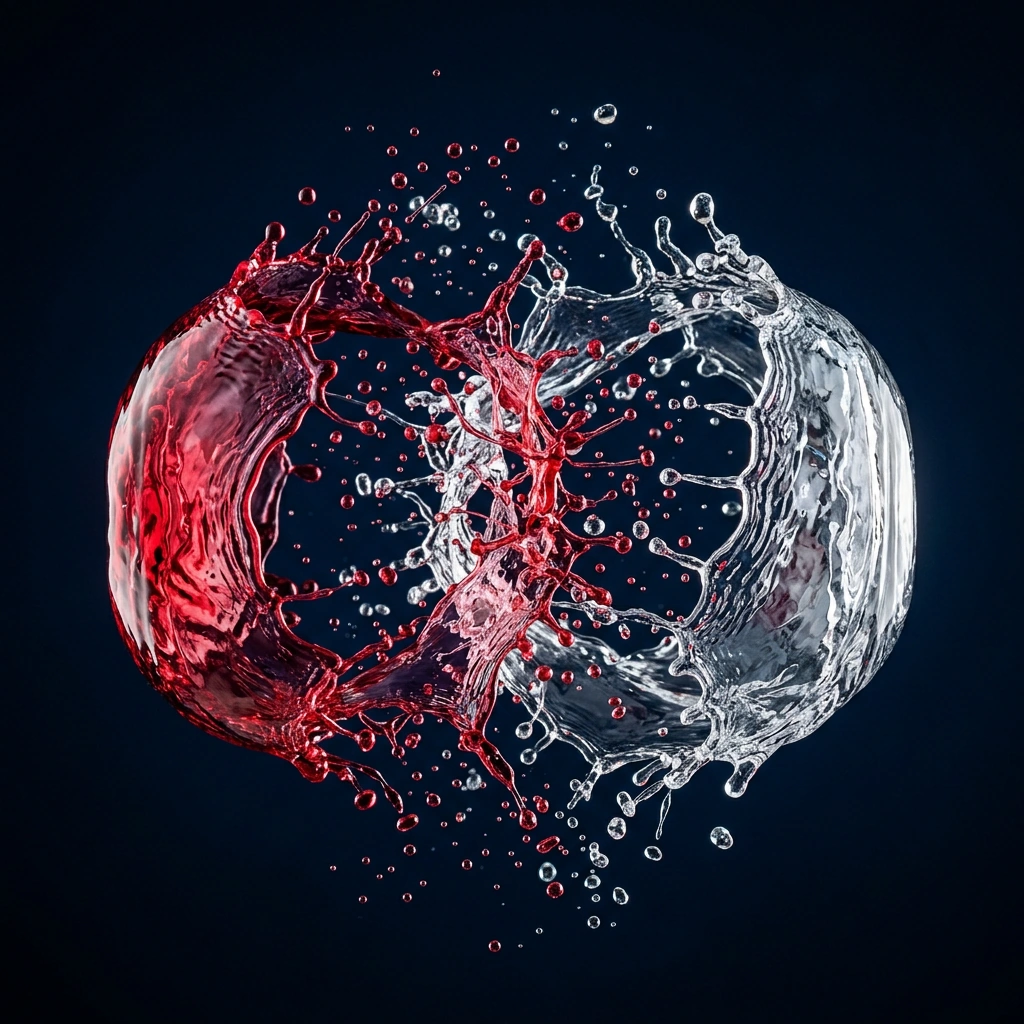 Макро-сплеск рідини — приклад 3