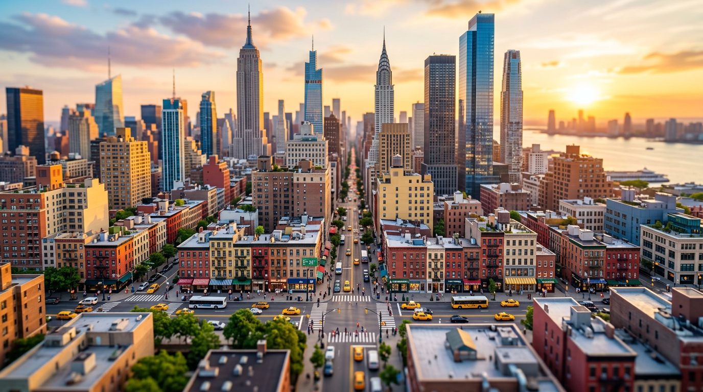 Мініатюрне місто: тілт-шифт — приклад 1