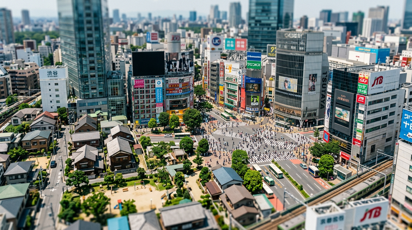 Мініатюрне місто: тілт-шифт — приклад 2