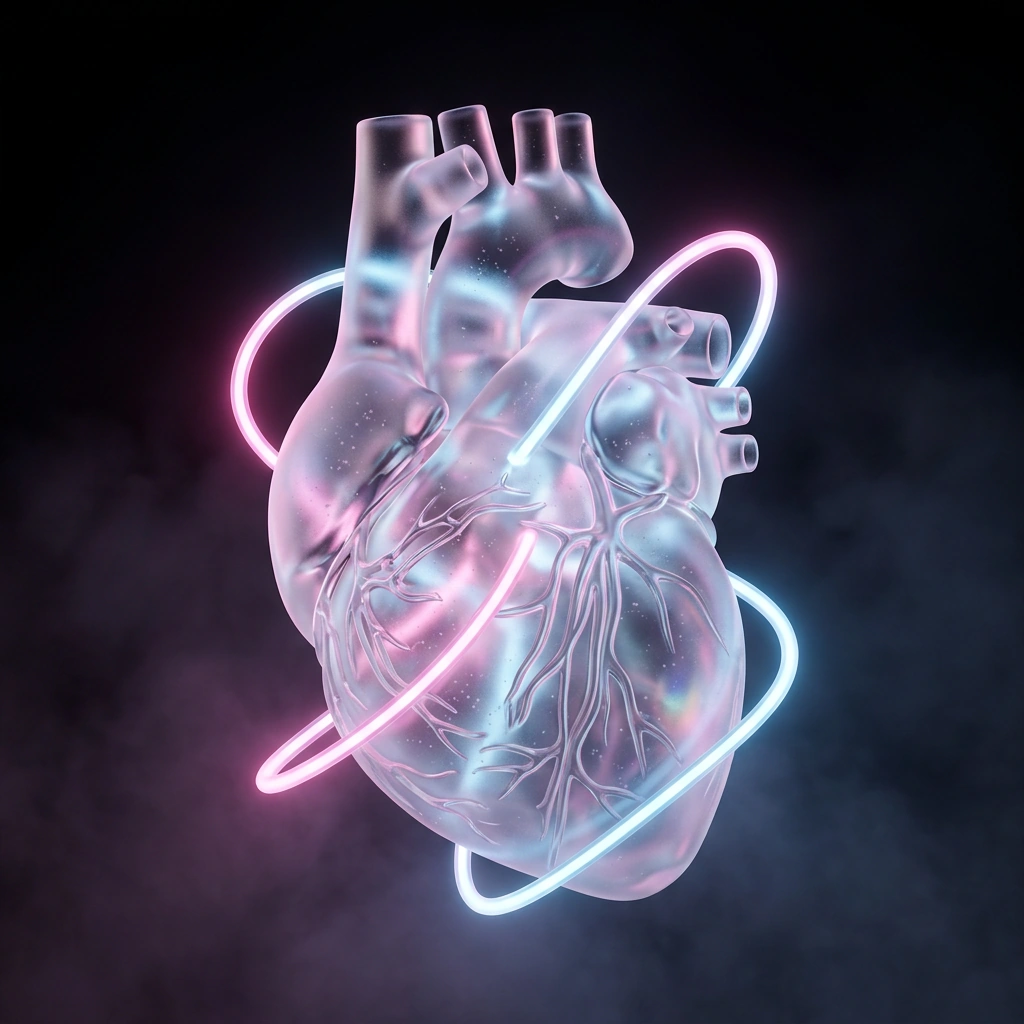 Неонове скломорфне UI — приклад 2