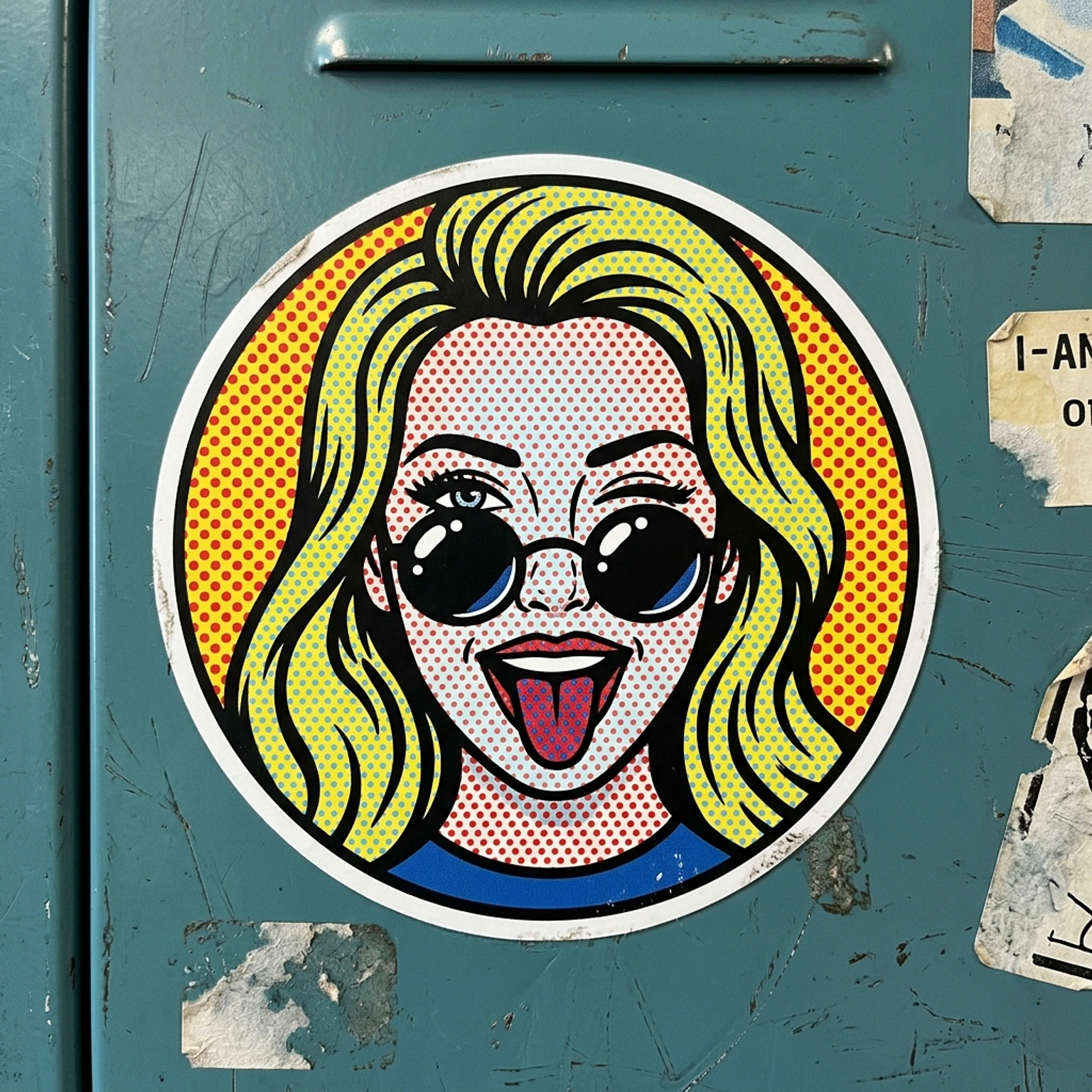 Поп-арт стікер-портрет — приклад 1