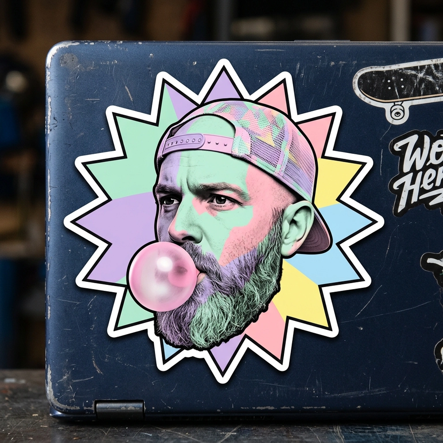 Поп-арт стікер-портрет — приклад 2