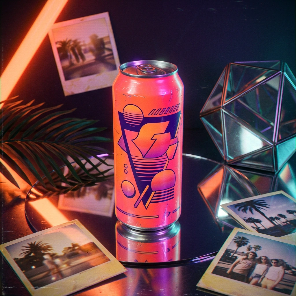 Продукт у стилі ретро VHS — приклад 3