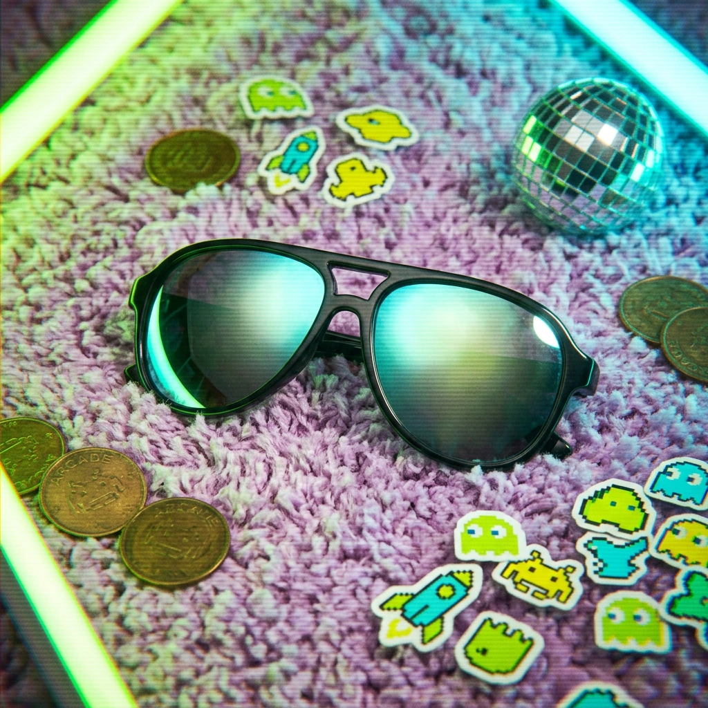 Продукт у стилі ретро VHS — приклад 4