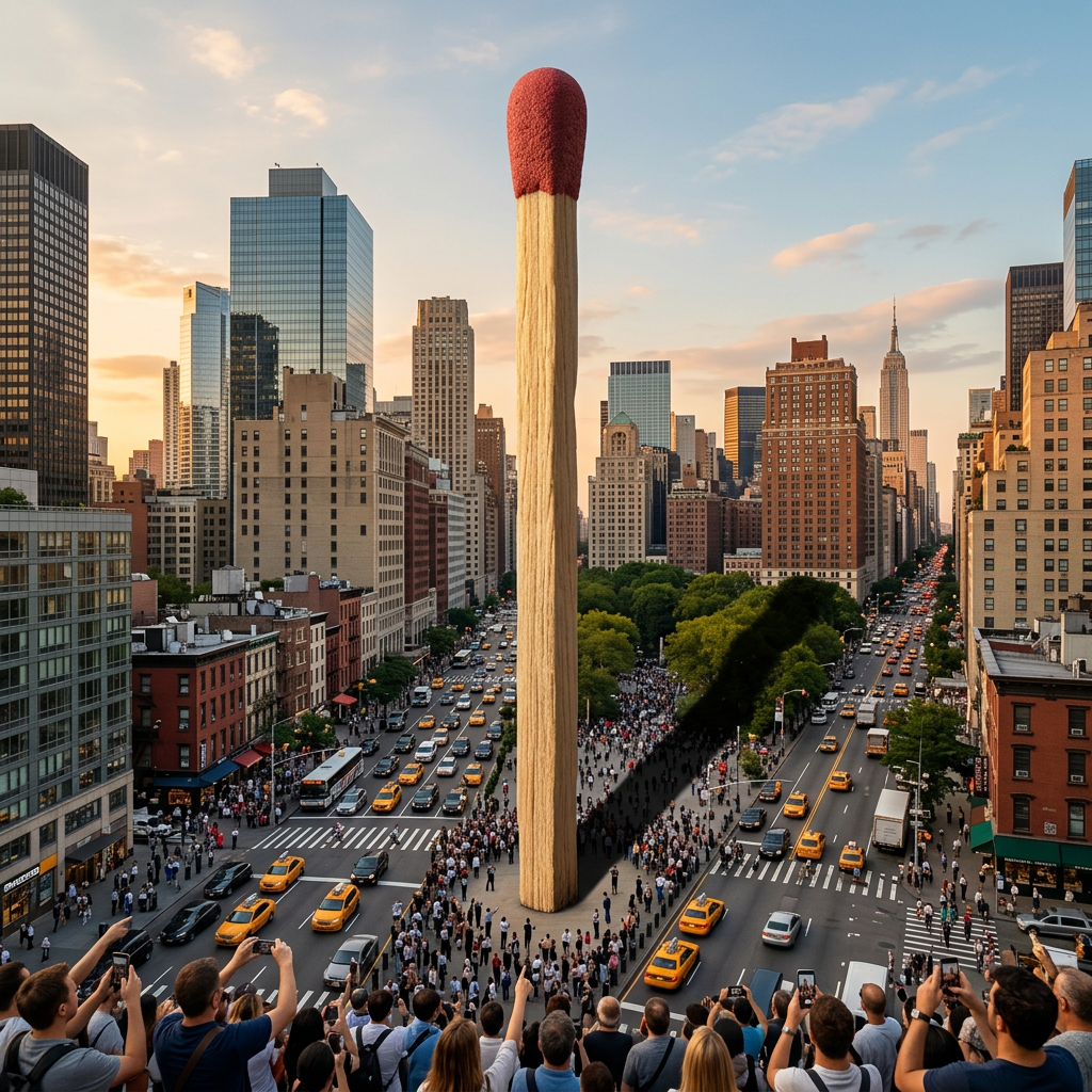 Сюрреалістичний масштаб обʼєкта — приклад 1